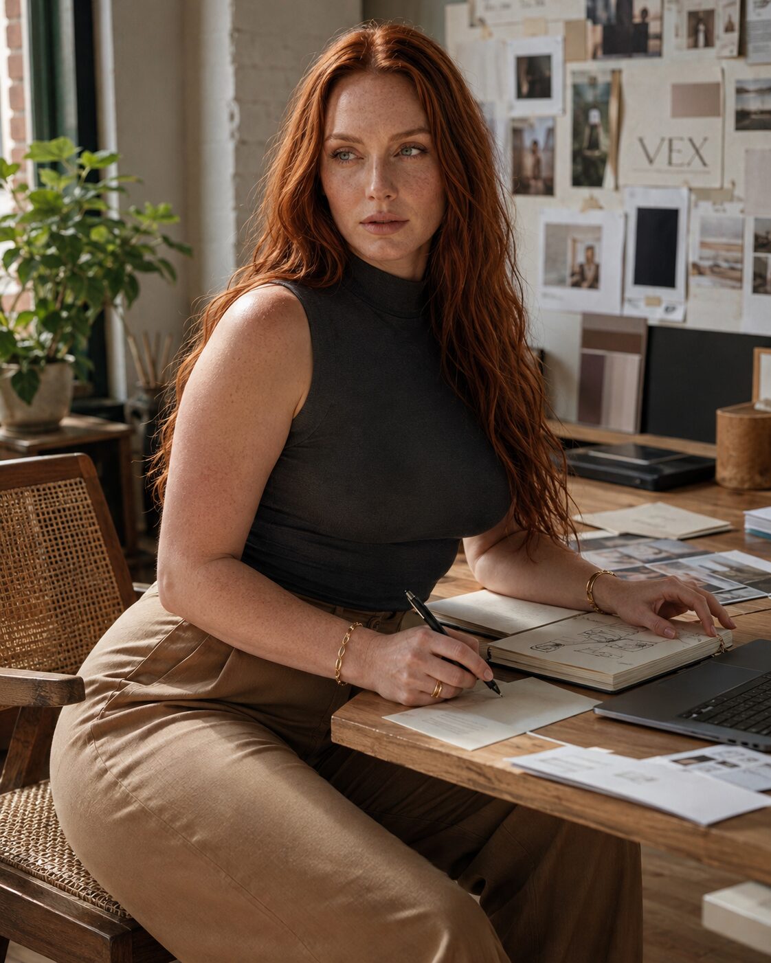 Three hundred and twenty thousand followers, four thousand who actually pay to be close. She sets the frame, the light and the limits — after a lifetime of other people deciding what her body meant, the deciding is the point.