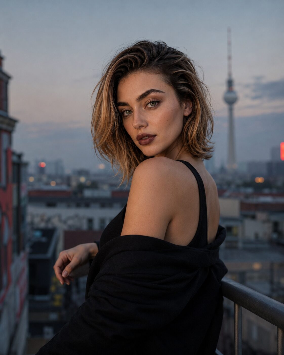 The hour between her two lives. Frankfurt taught her the rules; Berlin taught her what they were for.