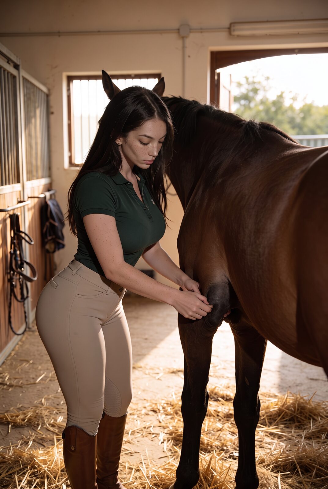 A quarter-inch of heat, a shortened stride, a flinch she feels before she sees it — the horse always tells her first. “Your horse isn’t crazy. You are inconsistent.”